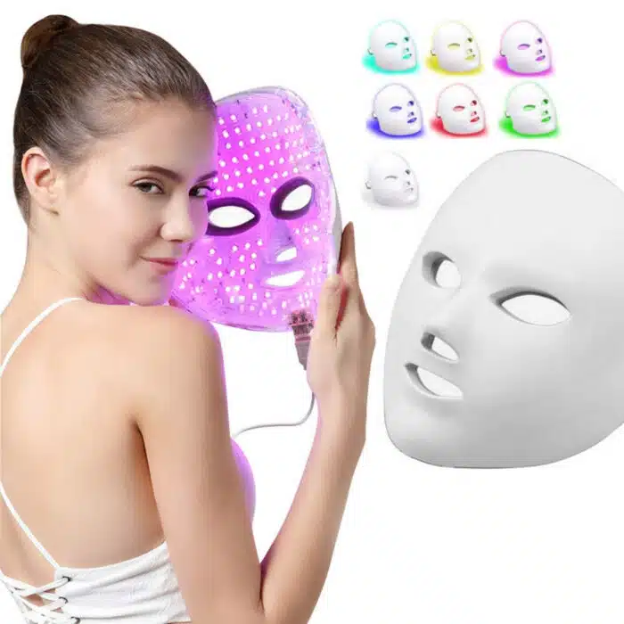 masque led visage