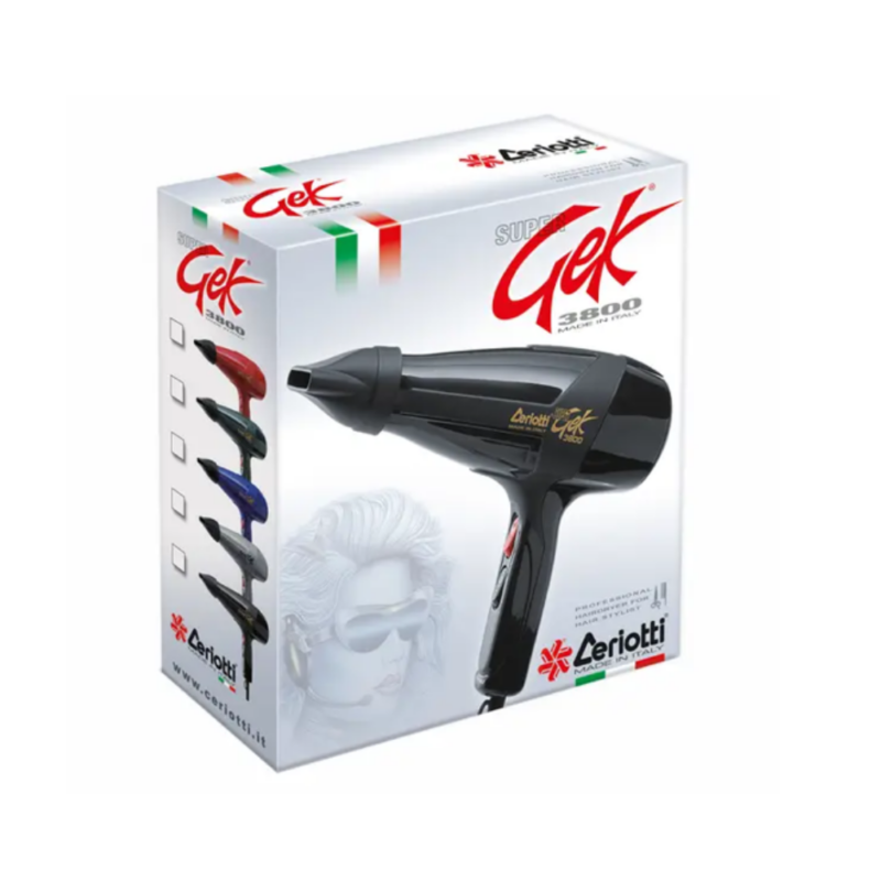 Découvrez le meilleur séchoir Gek 3800 prix Maroc. Geck Original Ceriotti, puissant, authentique et idéal pour usage professionnel avec livraison rapide au Maroc.