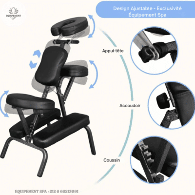 chaise de massage assis pliante