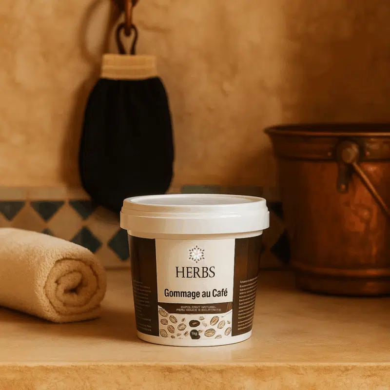 Gommage corps exfoliant peau douce Maroc