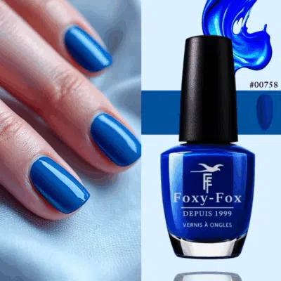 vernis bleu roi