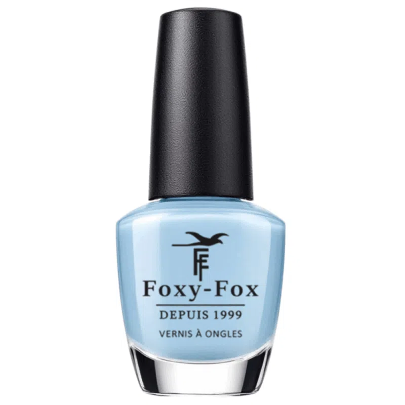 vernis bleu pastel