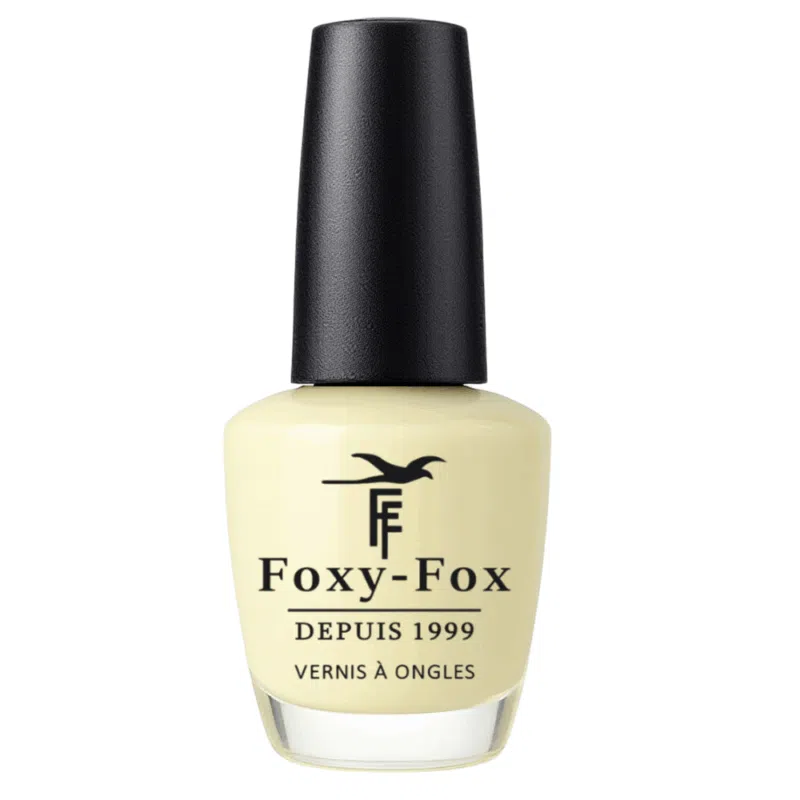 vernis jaune pastel ongle