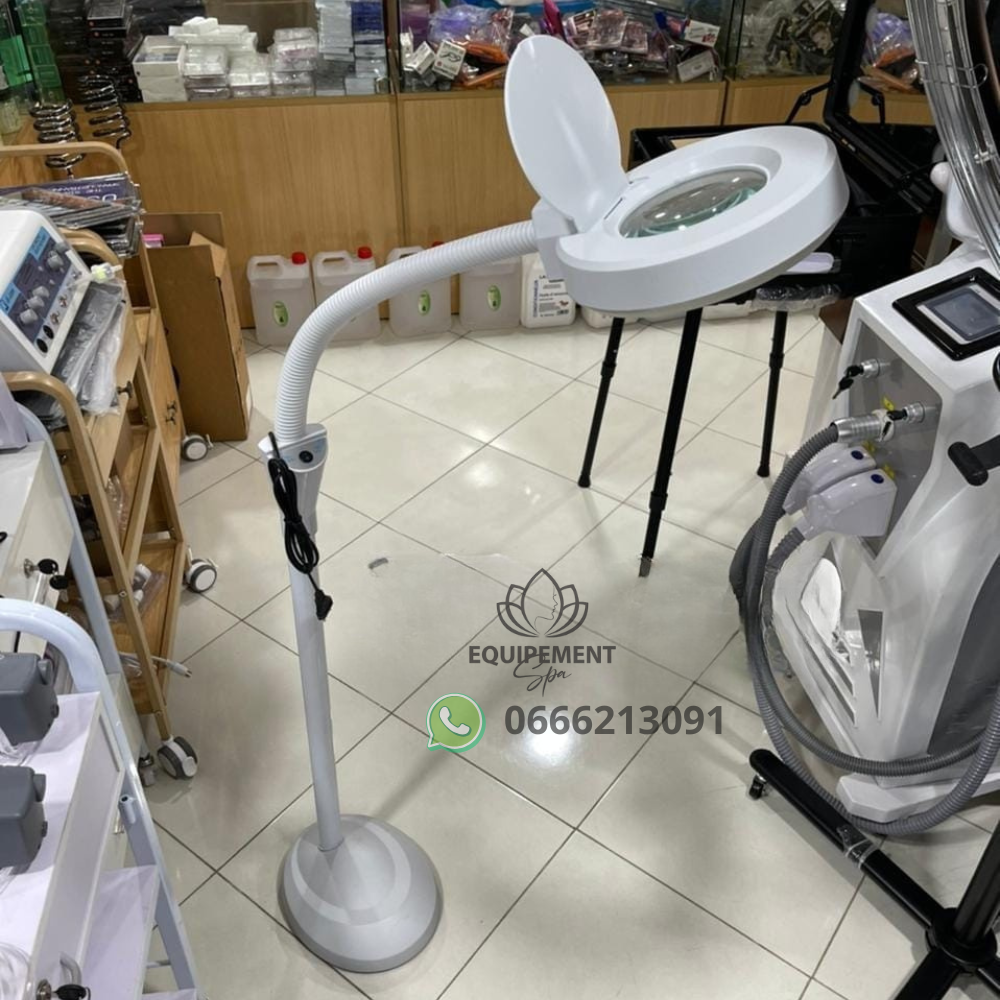 Bouton de réglage luminosité lampe loupe LED professionnelle pour esthétique