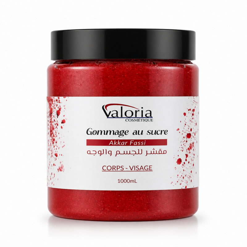 gommage aker fassi 1kg corps et visage professionnel spa hammam Maroc — equipementspa.com