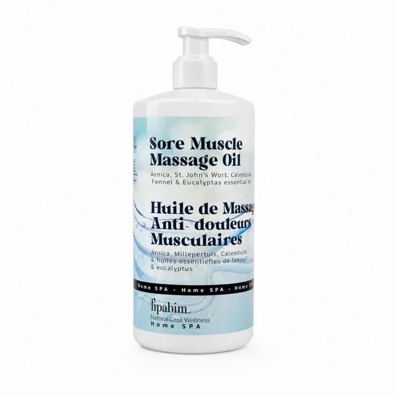 huile massage anti douleur musculaire arnica millepertuis calendula — kinés et sportifs Maroc — equipementspa.com