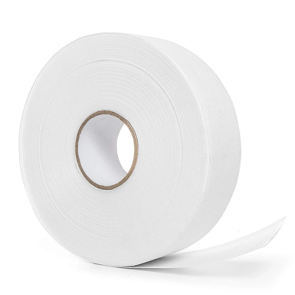 Rouleau de bandes d'épilation non tissées blanc 7 cm x 100 m